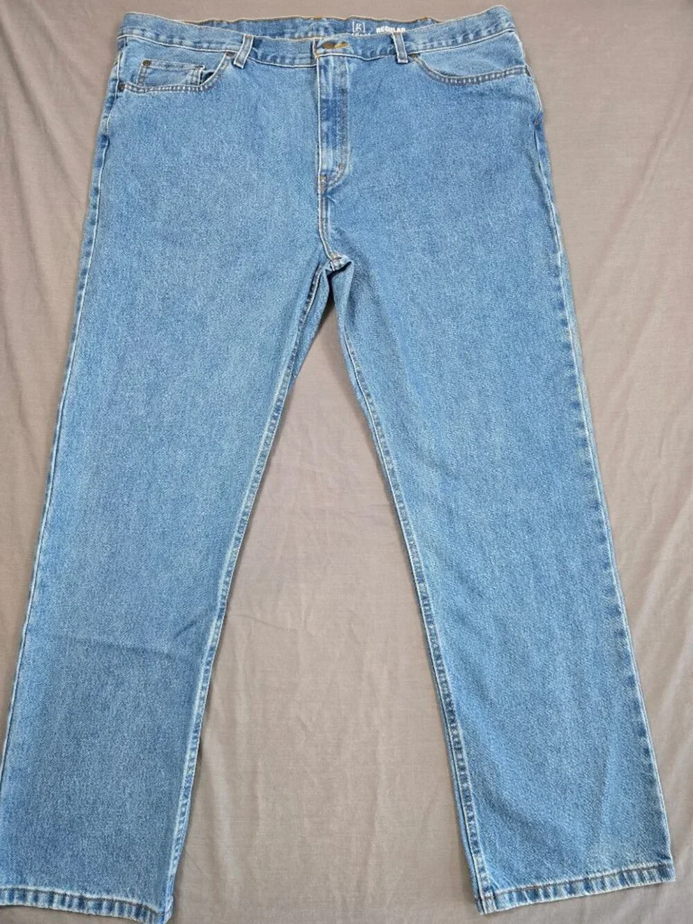 George Regular Fit Blue Denim Jeans 44X32 100% Cotton Medium Wash TWO PAIRS